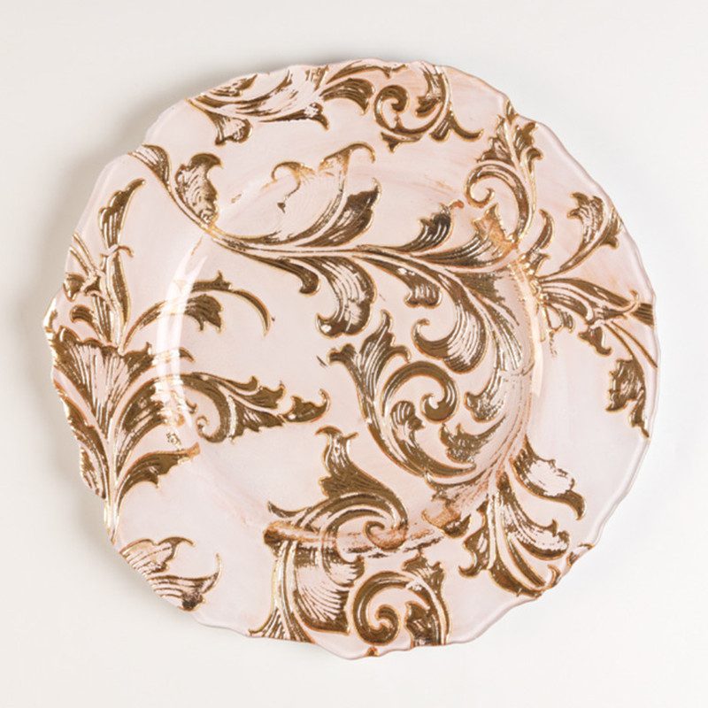 Wholesale Glass Charger Plate PZ-071 - Image 2